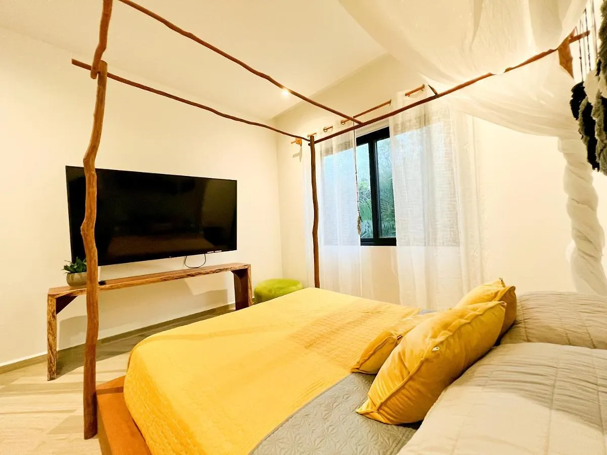 아파트 El Refugio Verde En La Veleta Espacioso Y Acogedor Con Top Amenities 2 Dormitorios 툴룸 멕시코